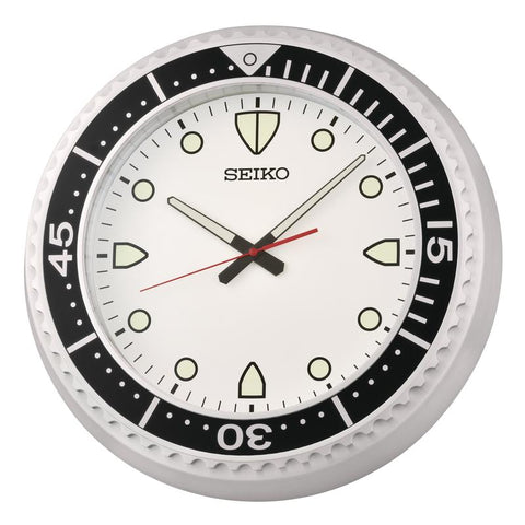 The Watch Boutique Seiko White Wall Clock - QXA849AN