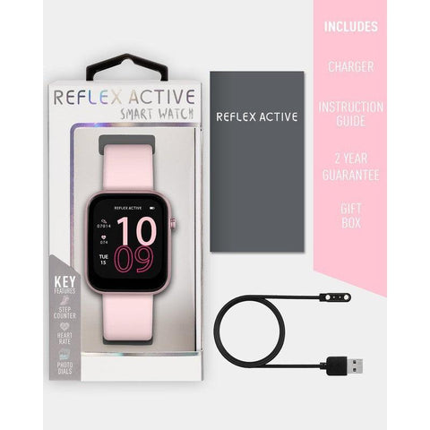 The Watch Boutique Series 12 Reflex Active Shell Pink Smart Watch