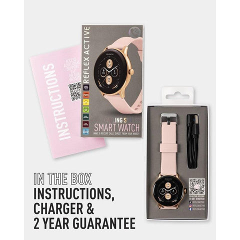 The Watch Boutique Series 22 Reflex Active Pink Smart Calling Watch