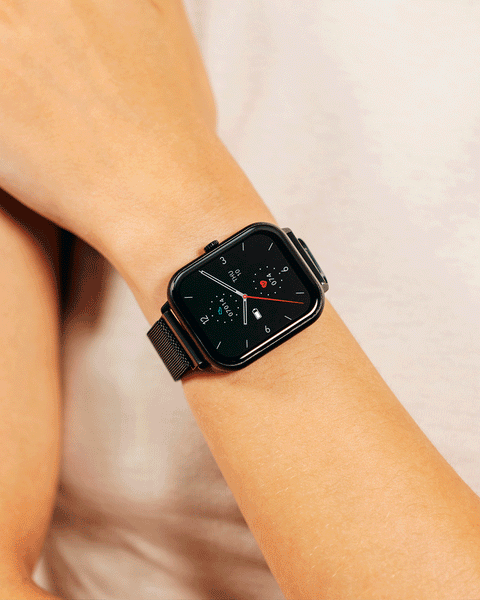 The Watch Boutique Series 23 Reflex Active Black Mesh Smart Watch