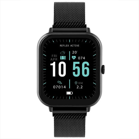 The Watch Boutique Series 23 Reflex Active Black Mesh Smart Watch