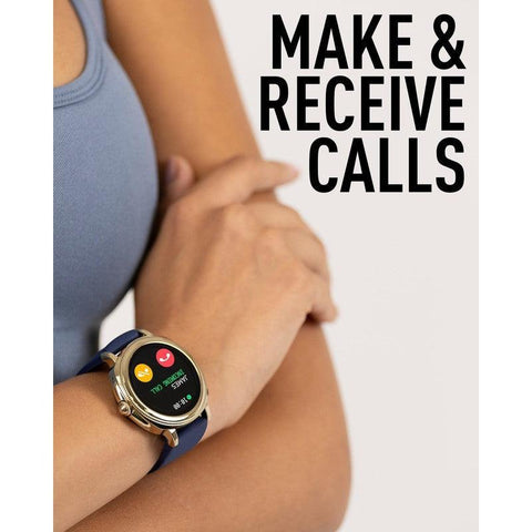 The Watch Boutique Series 25 Reflex Active Navy Gold Calling Smart Watch