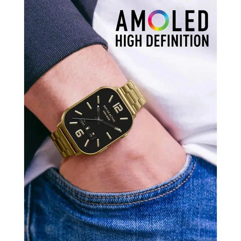 The Watch Boutique Series 29 Reflex Active Amoled Pale Gold Bracelet Smart Calling Watch