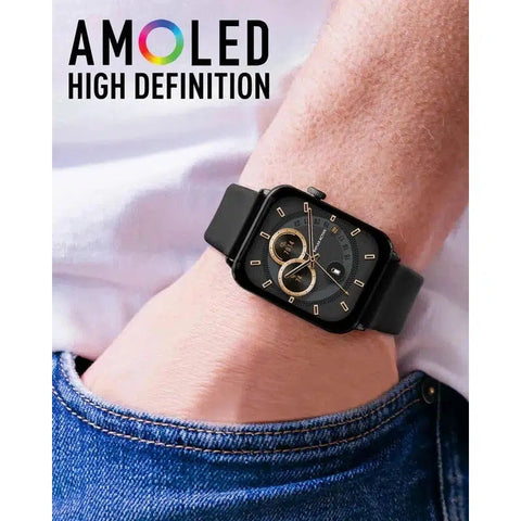 The Watch Boutique Series 30 Reflex Active Amoled Black Smart Calling Watch