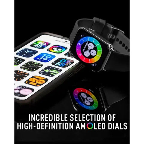 The Watch Boutique Series 30 Reflex Active Amoled Black Smart Calling Watch