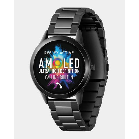 The Watch Boutique Series 31 Reflex Active Amoled Black Smart Watch