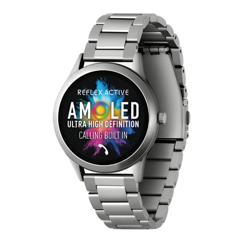 The Watch Boutique Series 31 Reflex Active Amoled Silver Smart Watch