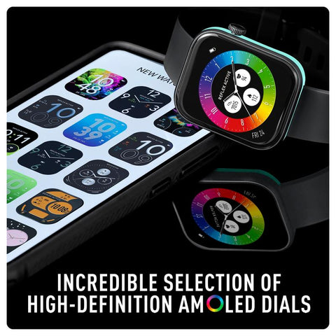 The Watch Boutique Series 40 Reflex Active Amoled Black Smart Watch