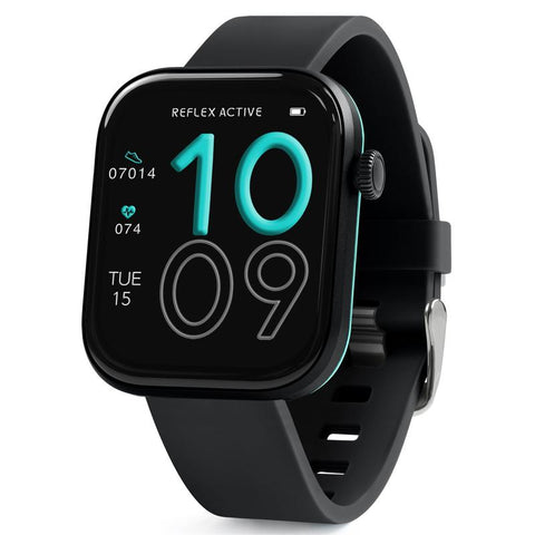 The Watch Boutique Series 40 Reflex Active Amoled Black Smart Watch