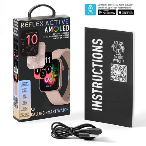 The Watch Boutique Series 40 Reflex Active Amoled Brown Smart Watch