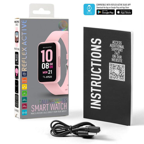 The Watch Boutique Series 49 Reflex Active Amoled Pink Smart Calling Watch