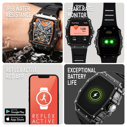 The Watch Boutique Series 51 Reflex Active Black Smart Calling Watch