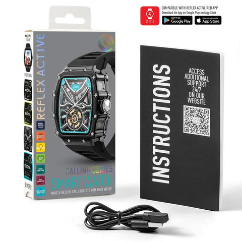 The Watch Boutique Series 51 Reflex Active Black Smart Calling Watch