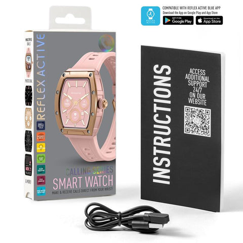 The Watch Boutique Series 52 Reflex Active Pink Smart Calling Watch