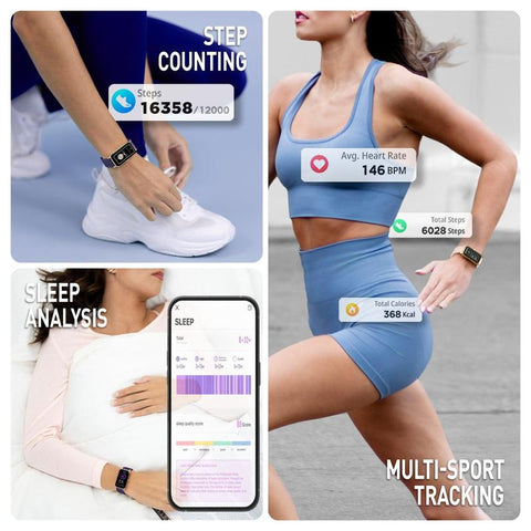 The Watch Boutique Series 53 Reflex Active Nude Smart Calling Watch Interchangeable Set