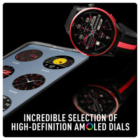 The Watch Boutique Series 54 Reflex Active Amoled GPS Black Smart Calling Watch