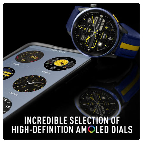 The Watch Boutique Series 54 Reflex Active Amoled GPS Blue Smart Calling Watch