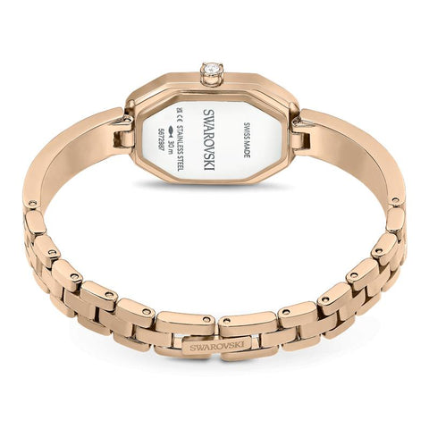 Swarovski Dextera Bangle Silver Tone Stainless Steel Swiss Made Watch