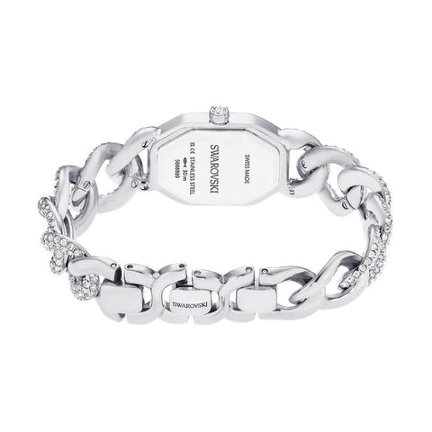 Swarovski Dextera Chain Silver Tone Stainless Steel Swiss Made Watch
