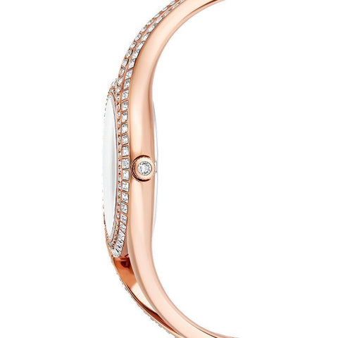 Swarovski Hyperbola Bangle Swiss Made Silver Tone Stainless Steel Watch
