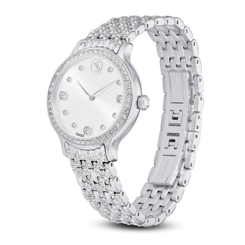 Swarovski Imber Gold-Tone Swiss Made Crystal Pavé Watch