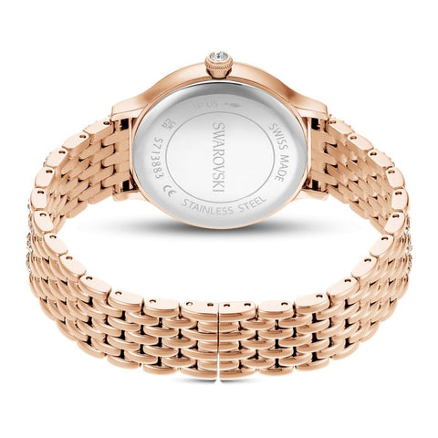 The Watch Boutique Swarovski Imber Rose Gold Tone Swiss Made Crystal Watch