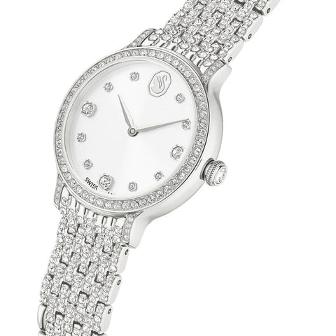 Swarovski Imber Silver Tone Swiss Made Stainless Steel Watch