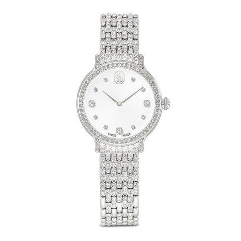 Swarovski Imber Silver Tone Swiss Made Stainless Steel Watch