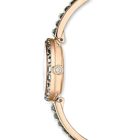 Swarovski Matrix Bangle Swiss Made Rose Gold Watch
