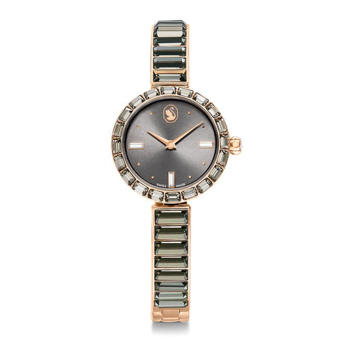 Swarovski Matrix Bangle Swiss Made Rose Gold Watch