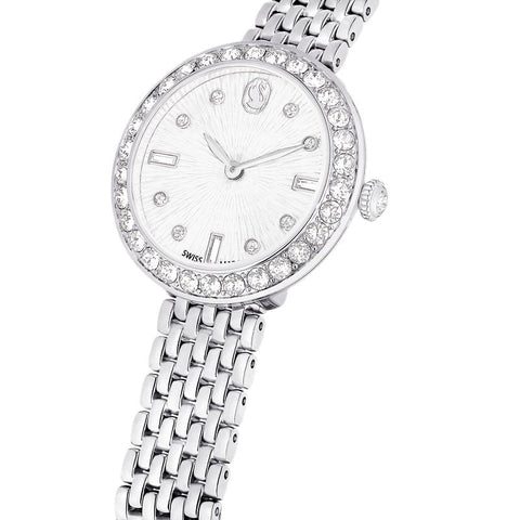 Swarovski Matrix Tennis 7-Link Swiss Made Stainless Steel Watch
