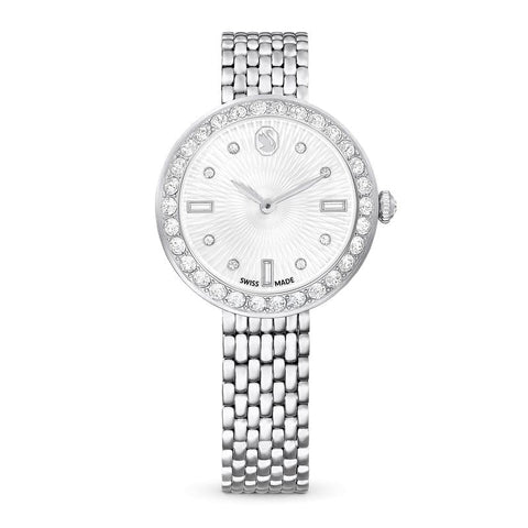 Swarovski Matrix Tennis 7-Link Swiss Made Stainless Steel Watch