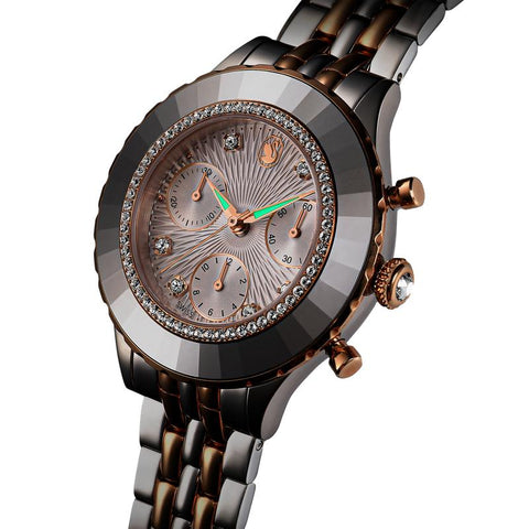 Swarovski Octea Chrono Rose GoldSwiss Made Watch