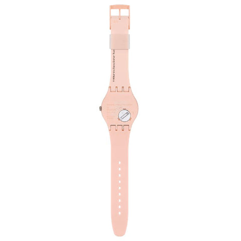 The Watch Boutique Swatch BARNS-GRAHAM'S ORANGE AND RED ON PINK Watch SUOZ362