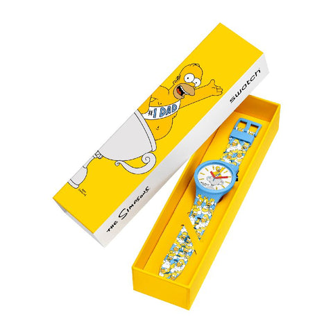 The Watch Boutique Swatch BEST. DAD. EVER. Watch SB05Z100