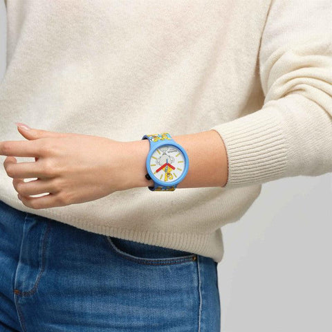 The Watch Boutique Swatch BEST. DAD. EVER. Watch SB05Z100