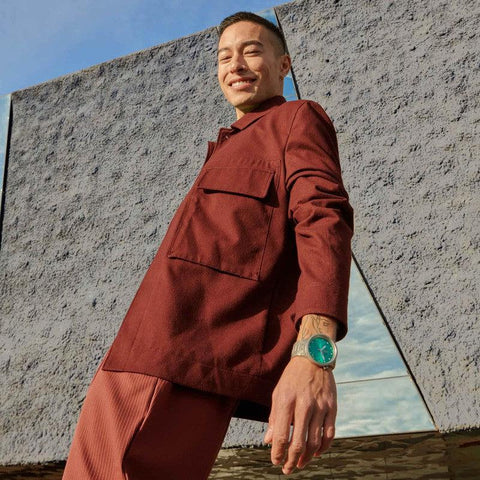 The Watch Boutique Swatch BIG BOLD IRONY AQUA SHIMMER Watch SB07S100G