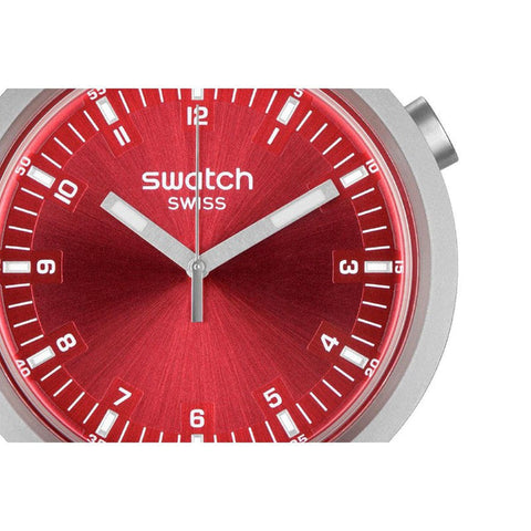 The Watch Boutique Swatch BIG BOLD IRONY SCARLET SHIMMER Watch SB07S104G