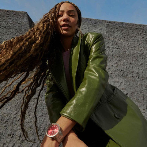 The Watch Boutique Swatch BIG BOLD IRONY SCARLET SHIMMER Watch SB07S104G