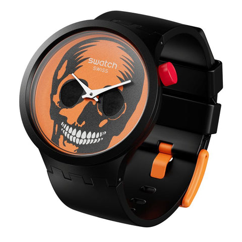 The Watch Boutique Swatch BIG BOLD IT'S SPOOKY TIME Watch SB03B700