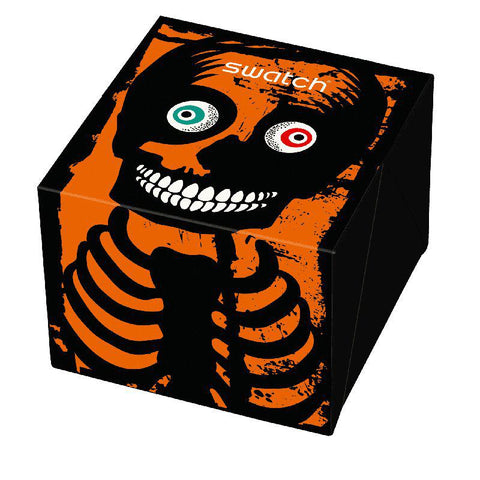 The Watch Boutique Swatch BIG BOLD IT'S SPOOKY TIME Watch SB03B700