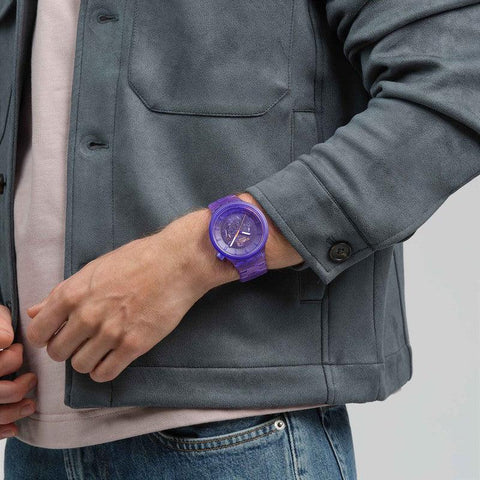 The Watch Boutique Swatch BIG BOLD PURPLE JOY Watch SB05V103
