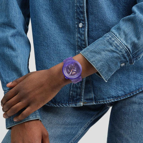 The Watch Boutique Swatch BIG BOLD PURPLE JOY Watch SB05V103