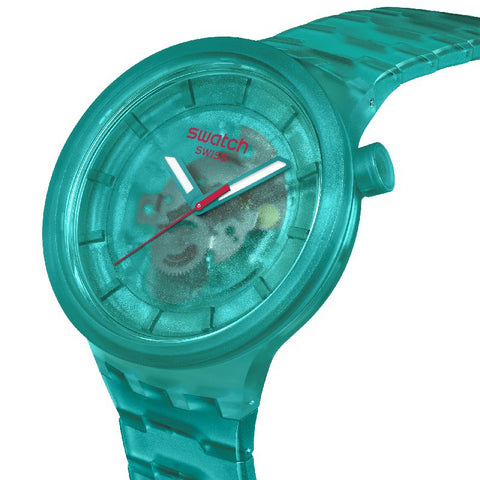 The Watch Boutique Swatch BIG BOLD TURQUOISE JOY Watch SB05L101