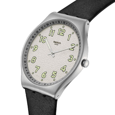 The Watch Boutique Swatch BLACK HEPCAT Watch SS07S134