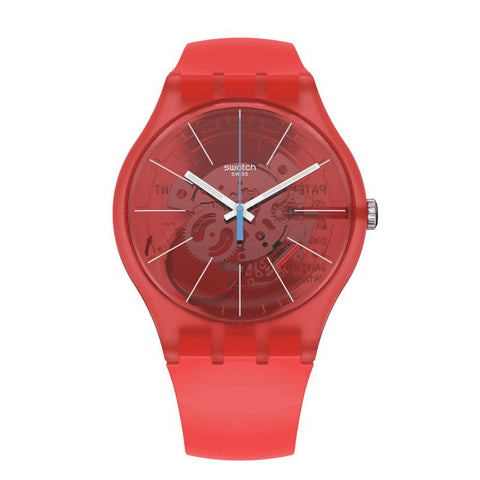 The Watch Boutique Swatch BLOODY ORANGE Watch SUOO105 Default Title