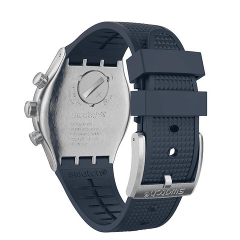 The Watch Boutique Swatch BLUE GRID Watch YVS454