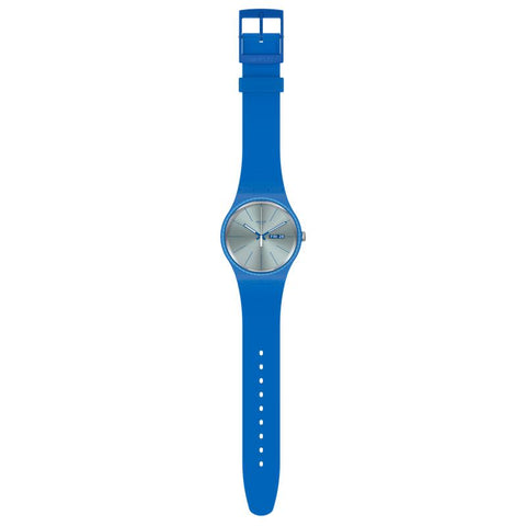 The Watch Boutique Swatch BLUE RAILS Watch SUON714
