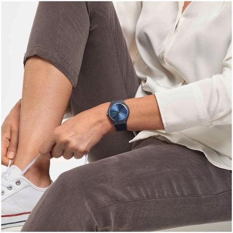 The Watch Boutique Swatch BLUE REBEL Watch SO29N704