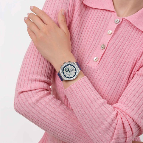 The Watch Boutique Swatch BLUE REFLECTIVE Watch - YVS539